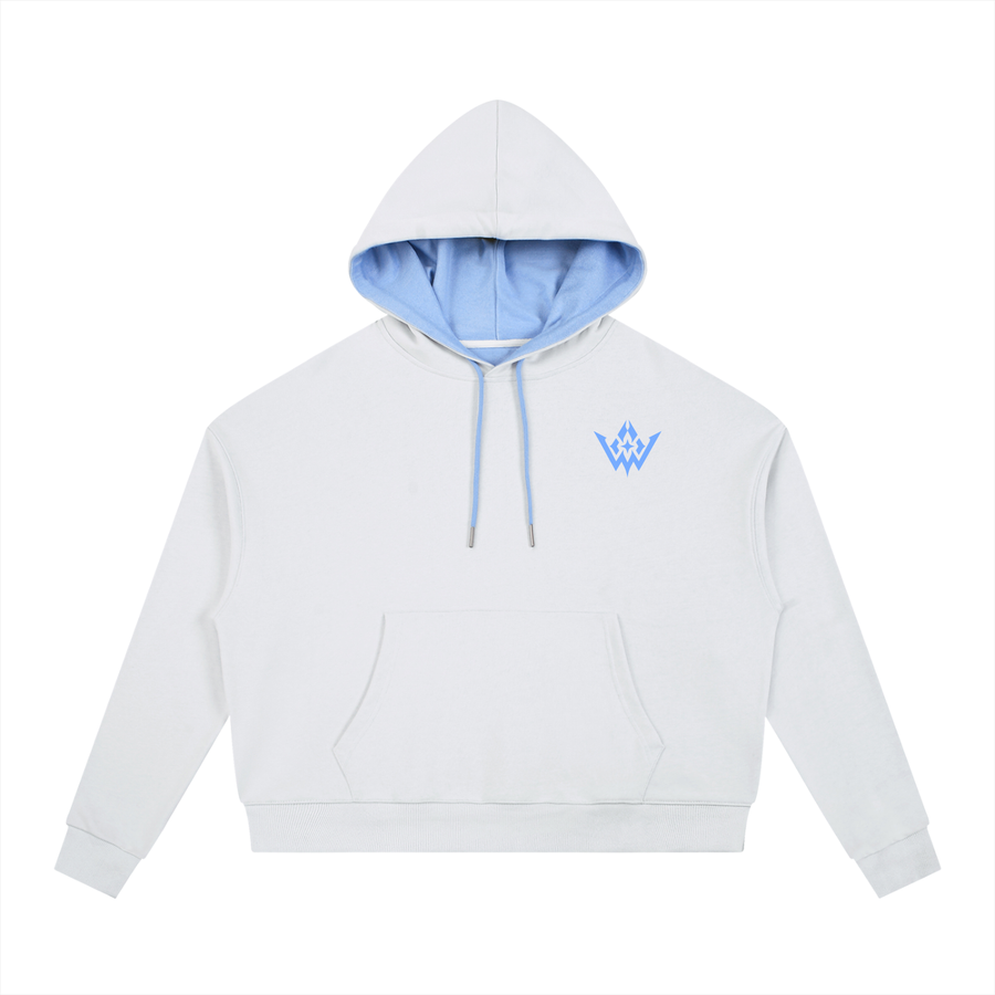Contrast Drawstring Hoodie