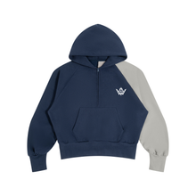 Navy Blue with Gray