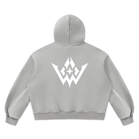 Unisex Vintage Wash Boxy Fleece Hoodie