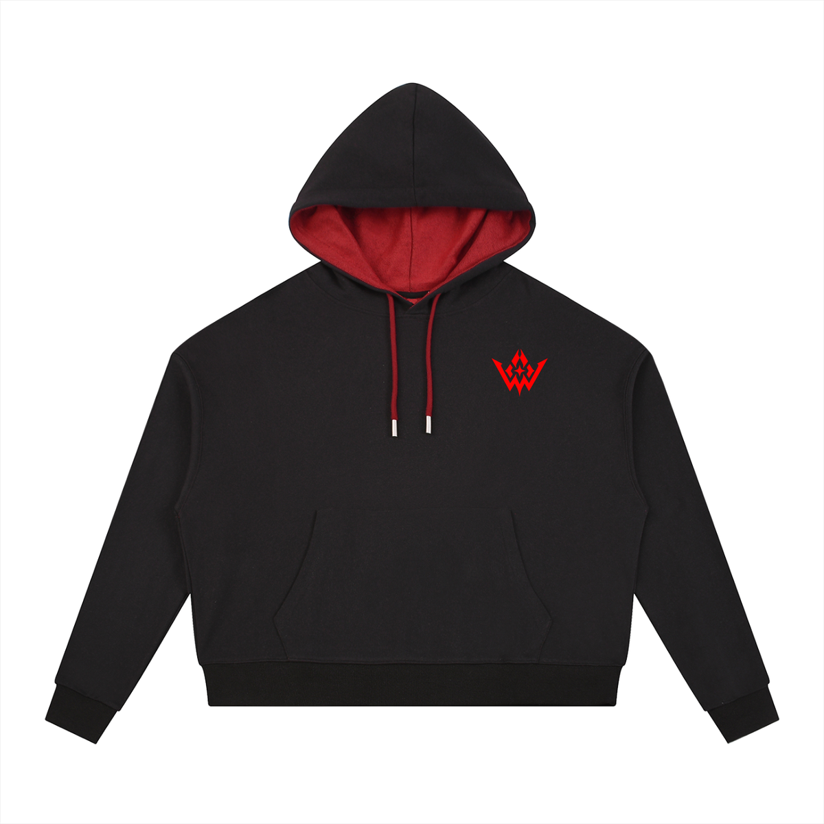 Contrast Drawstring Hoodie