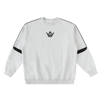 Oversized Crewneck Taped Sweatshirt