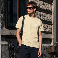 Men's Heavyweight Crew Neck T-Shirt|Embroidery