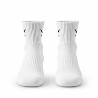 Embroidery Sports Quarter Socks|Cotton