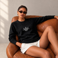 WAD Soft Wool-Blend Crewneck Knit Sweater|Embroidery