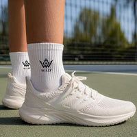 Embroidery Sports Quarter Socks|Cotton