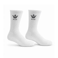 Embroidery Sports Cotton Crew Socks|Cotton