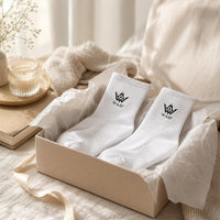 Embroidery Sports Quarter Socks|Cotton