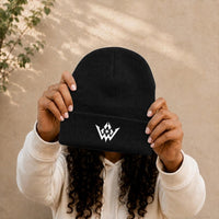 WAD Embroidered Knit Beanie