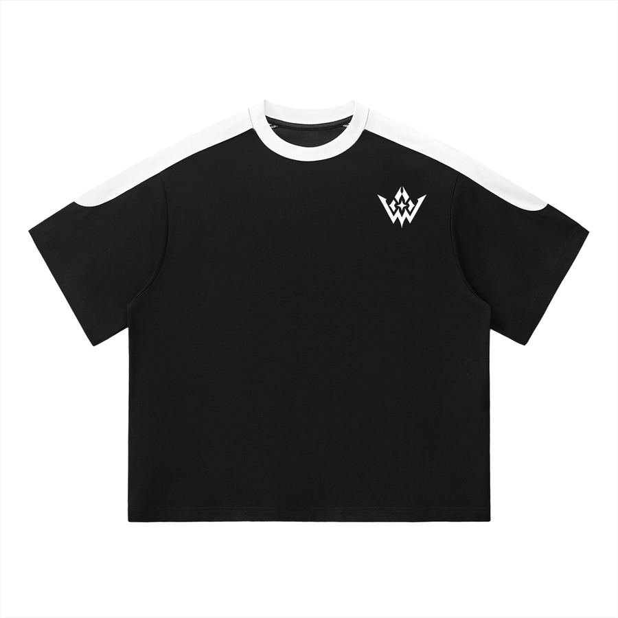 Unisex Color Block Oversized T-Shirt