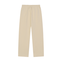 Solid Color Straight-Leg Sweatpants