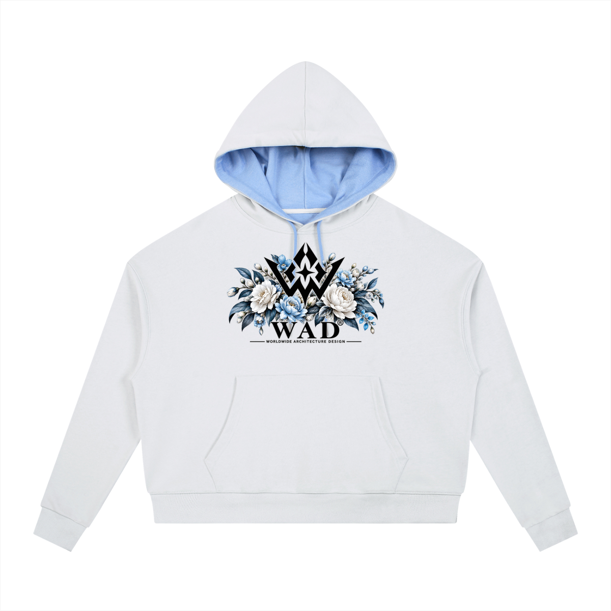 Contrast Drawstring Hoodie