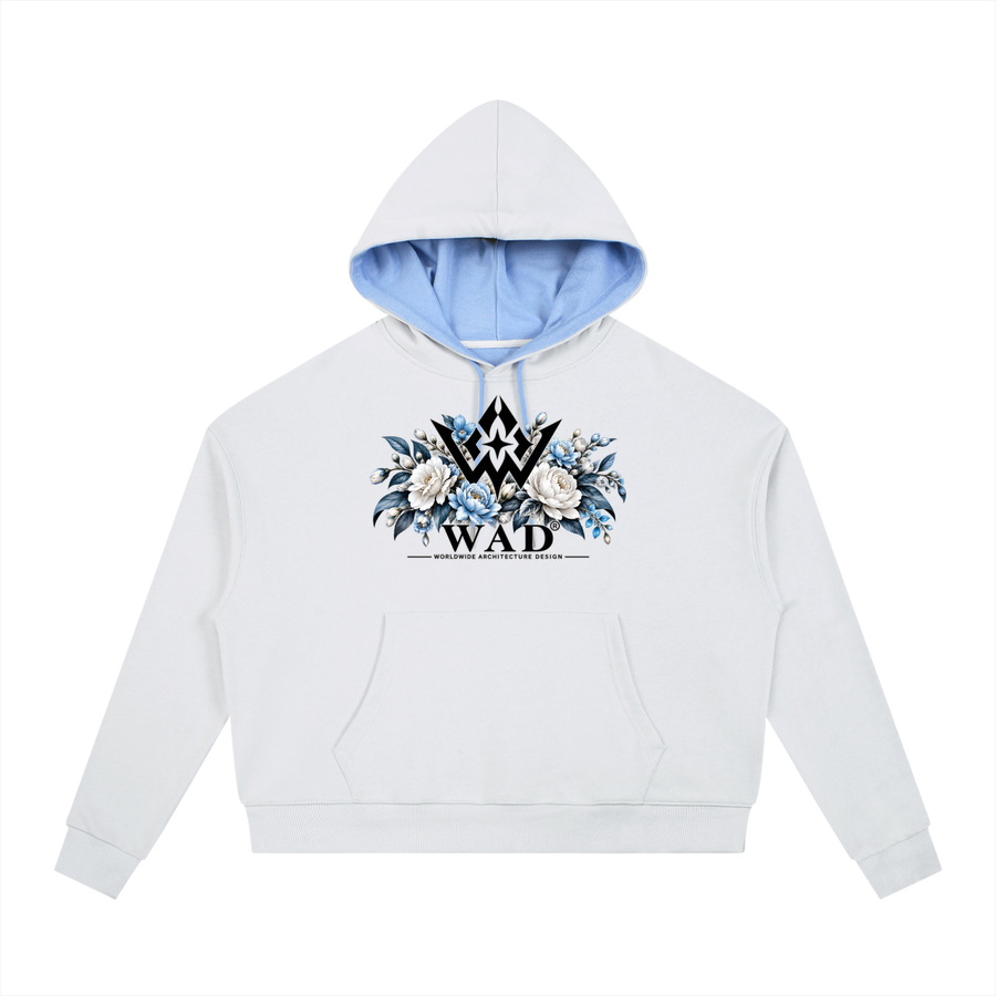 Contrast Drawstring Hoodie