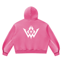 Unisex Vintage Wash Boxy Fleece Hoodie
