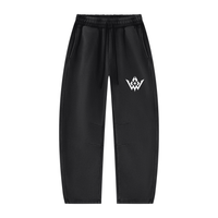 Unisex Vintage Wash Barrel Leg Fleece Sweatpants