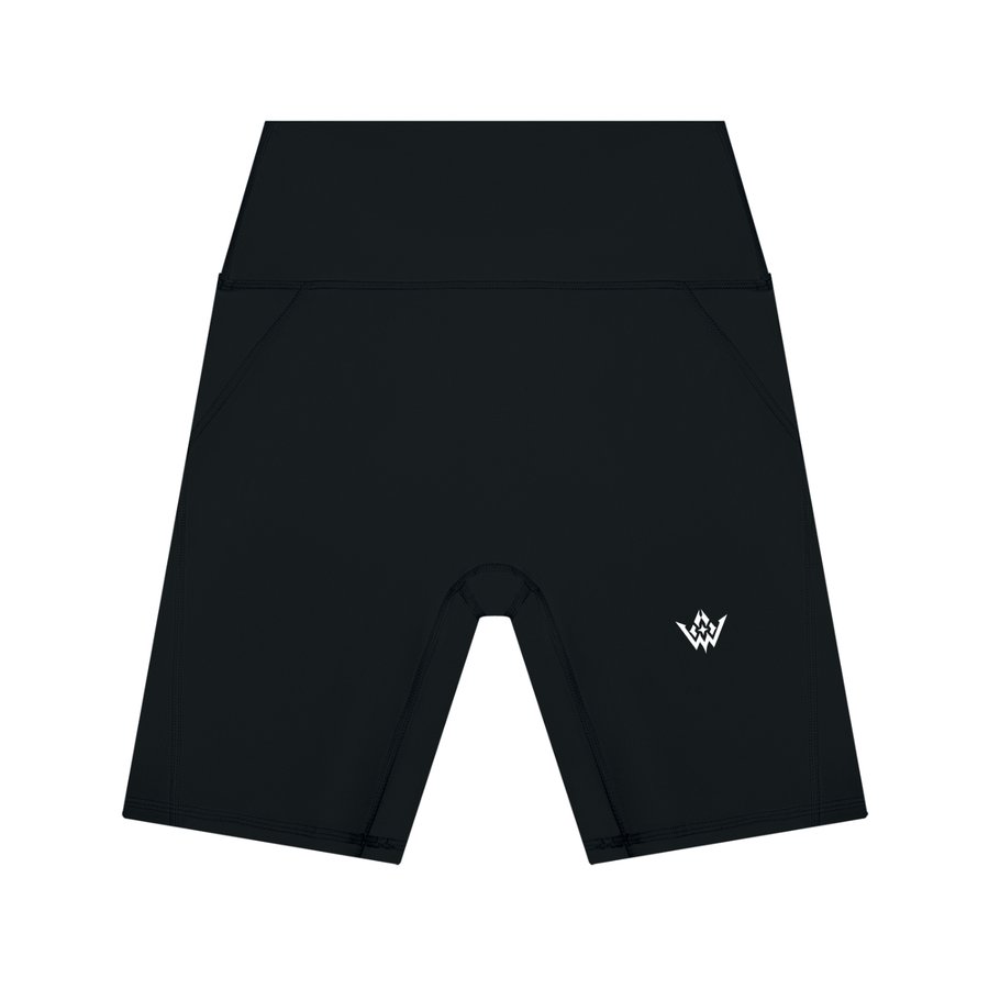 WAD Women’s Lycra High Waisted Yoga Shorts