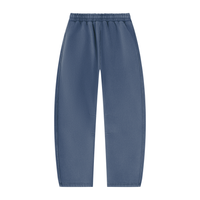 Unisex Vintage Wash Barrel Leg Fleece Sweatpants