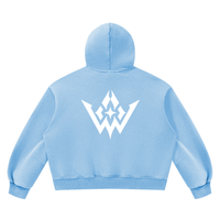 Unisex Vintage Wash Boxy Fleece Hoodie