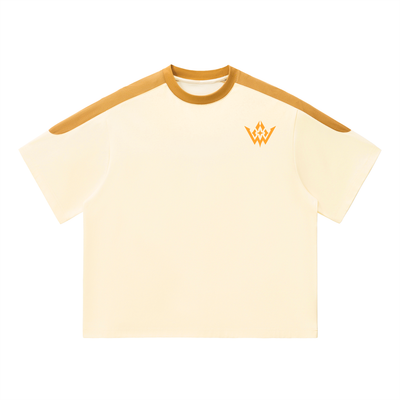 Unisex Color Block Oversized T-Shirt