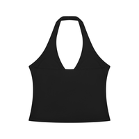 Women’s Ruched Halter Yoga Tank Top