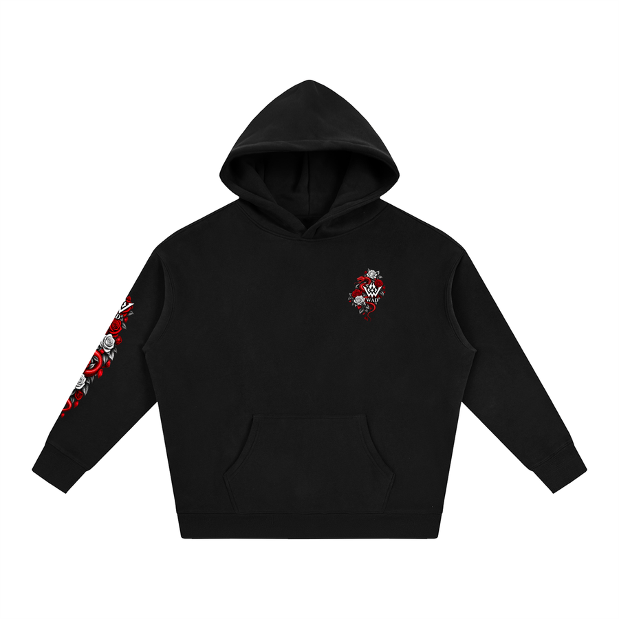 WAD Snake & Roses Oversize Hoodie