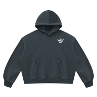 Unisex Vintage Wash Boxy Fleece Hoodie