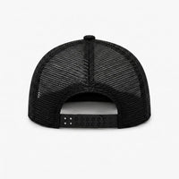 Embroidery Flat-Brim Mesh Cap