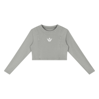 Women's Mineral Wash Crop Sweatshirt