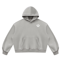 Unisex Vintage Wash Boxy Fleece Hoodie