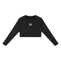 Women's Mineral Wash Crop Sweatshirt