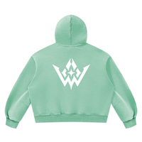 Unisex Vintage Wash Boxy Fleece Hoodie