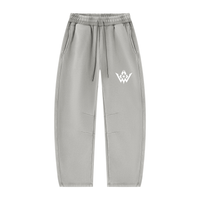 Unisex Vintage Wash Barrel Leg Fleece Sweatpants