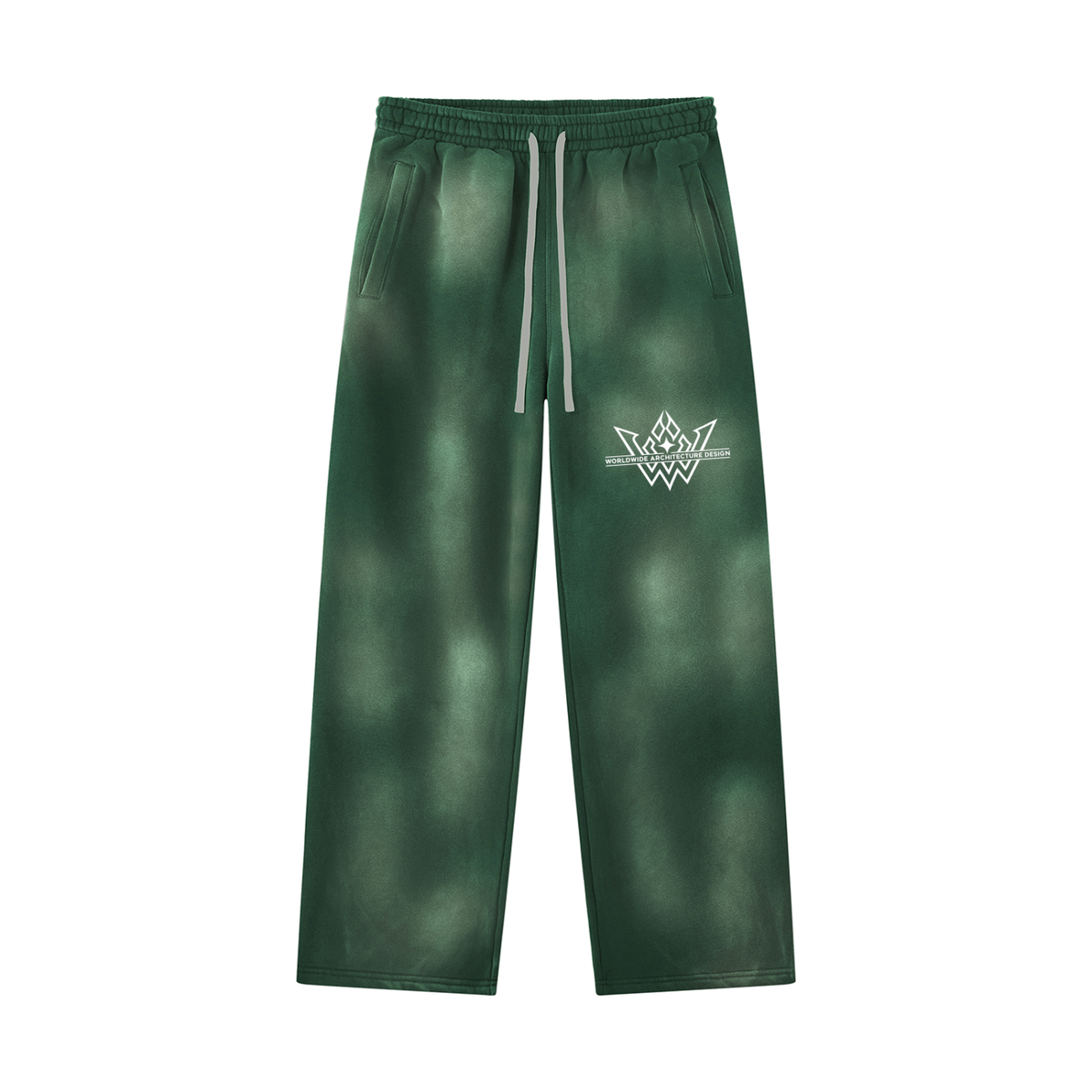 Unisex Sunfade Wide Leg Fleece Sweatpants
