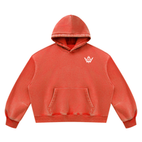 Unisex Vintage Wash Boxy Fleece Hoodie