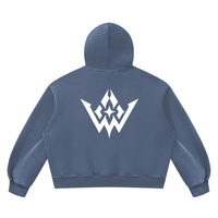 Unisex Vintage Wash Boxy Fleece Hoodie