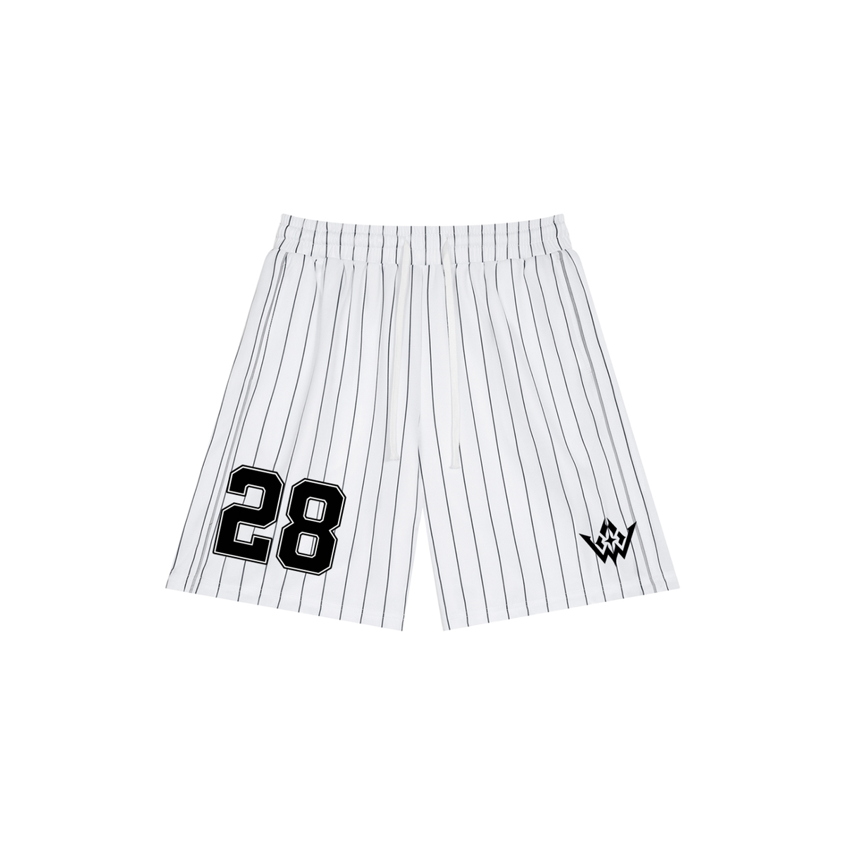 Unisex Striped Loose Fit Shorts