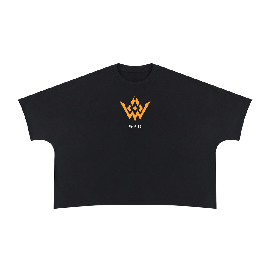 Unisex Heavyweight Boxy Raw Edge T-Shirt