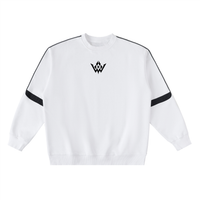 Oversized Crewneck Taped Sweatshirt