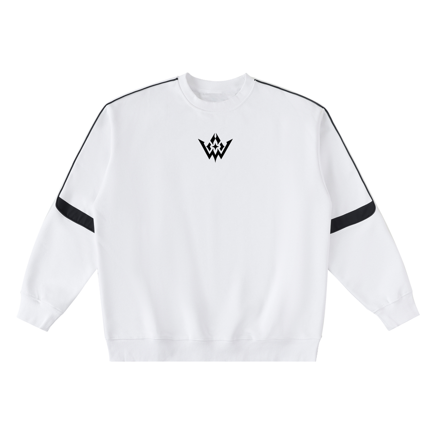 Oversized Crewneck Taped Sweatshirt