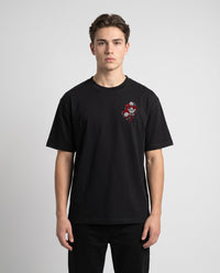 WAD Snake & Roses Tee worn by model