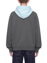 Unisex Fleece Raglan Color Block Hoodie